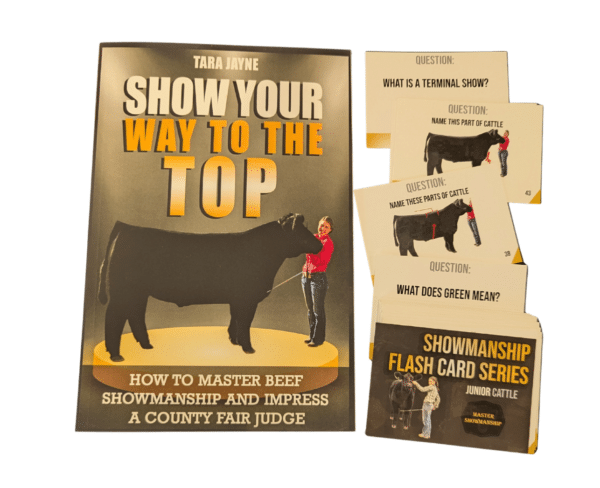 Showmanship Book and Flashcard Bundle - Market Cattle